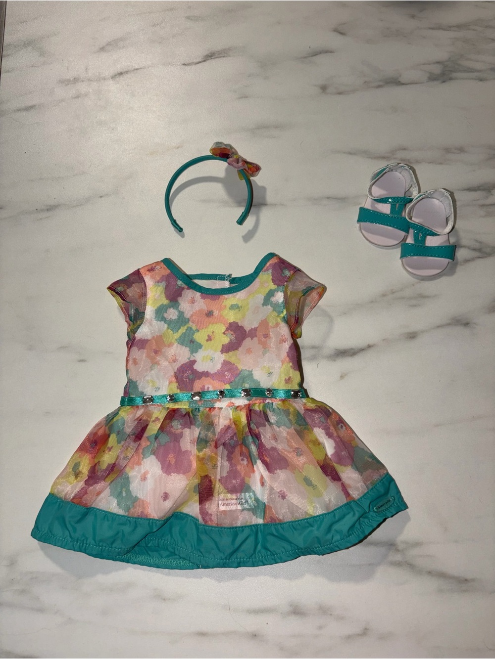 American Girl Floral bright bloom outfit